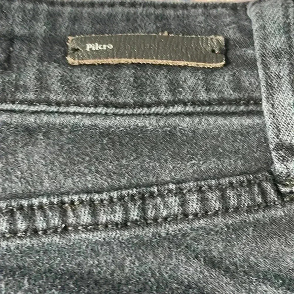 Pilcro and the letterpress STET dark gray jean shorts 28 - Picture 3 of 6